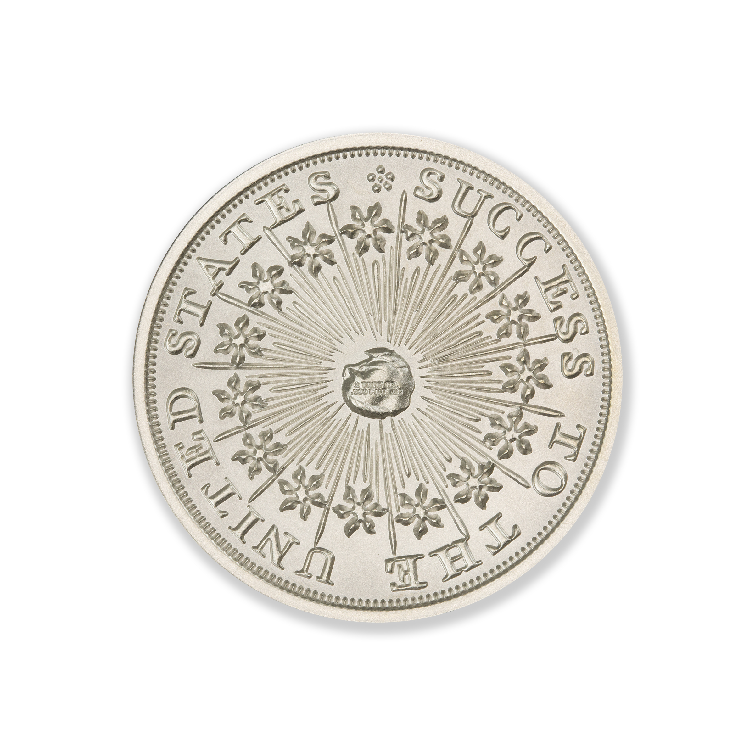 WASHINGTON SUCCESS MEDAL - 2 TROY OUNCE - 39MM - Image 3