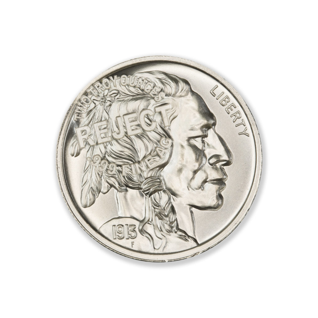 2 TROY OUNCE - 39MM & 50MM - REJECT