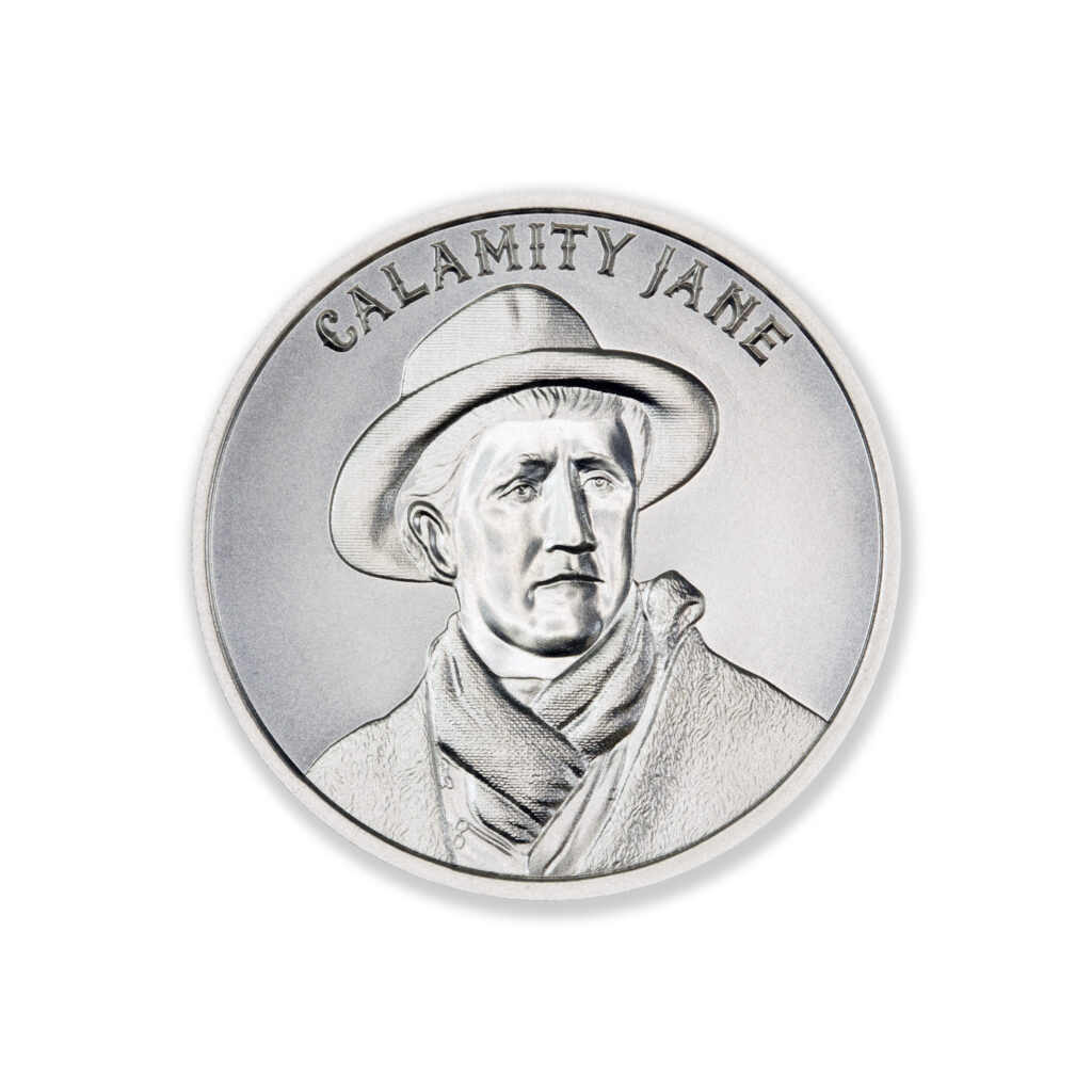 WILD WEST LEGENDS SERIES - CALAMITY JANE – 1 TROY OUNCE – 39MM