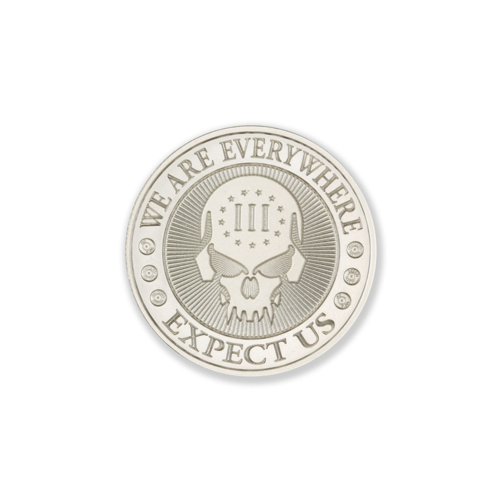DEUCE FOUR SKULL - 1/2 TROY OUNCE - 30MM