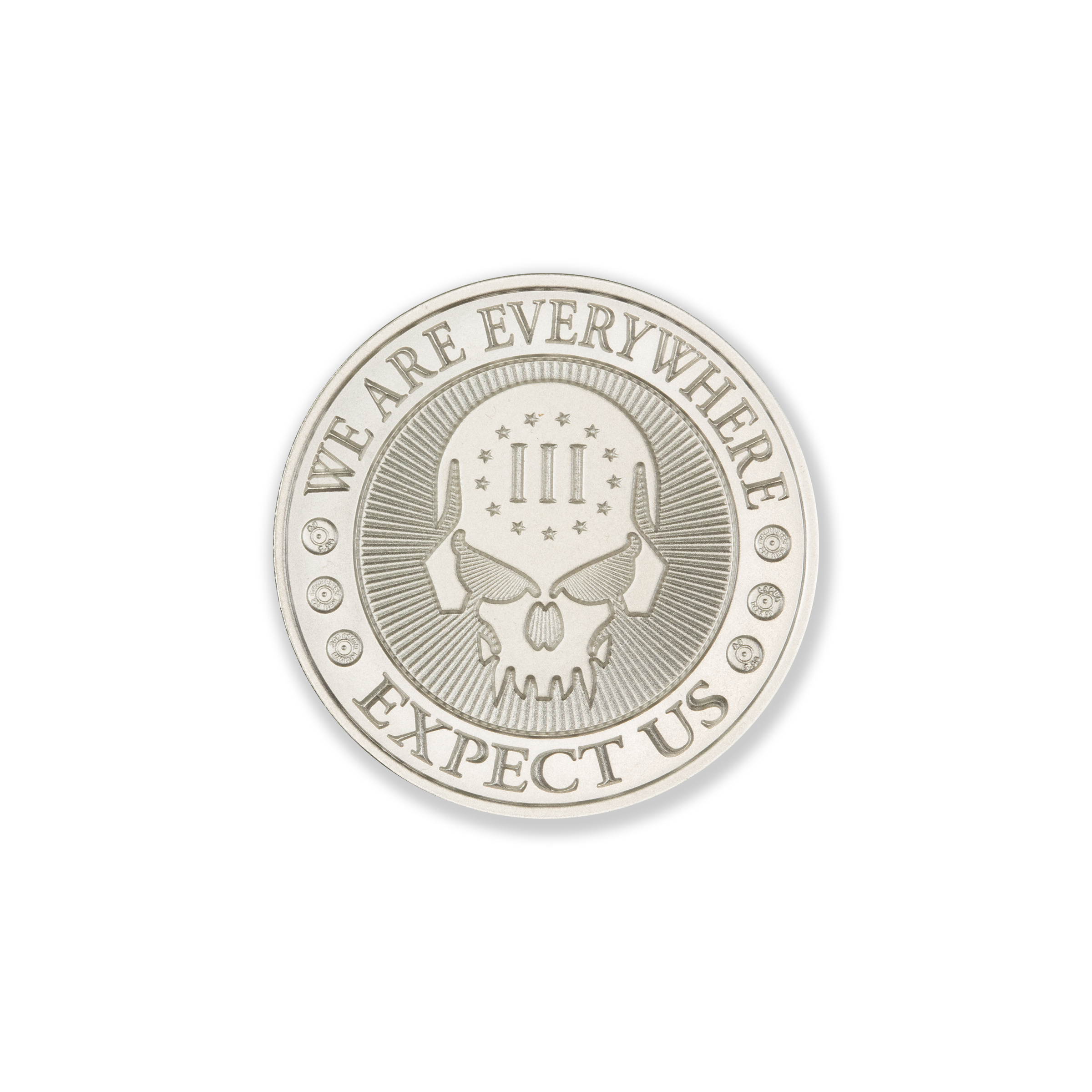 DEUCE FOUR SKULL - 1/2 TROY OUNCE - 30MM - Image 1