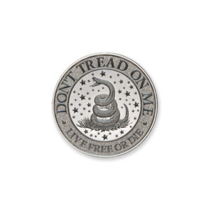 FRACTIONAL - DON'T TREAD ON ME - ONE HALF OUNCE - .999 FINE SILVER - 30MM
