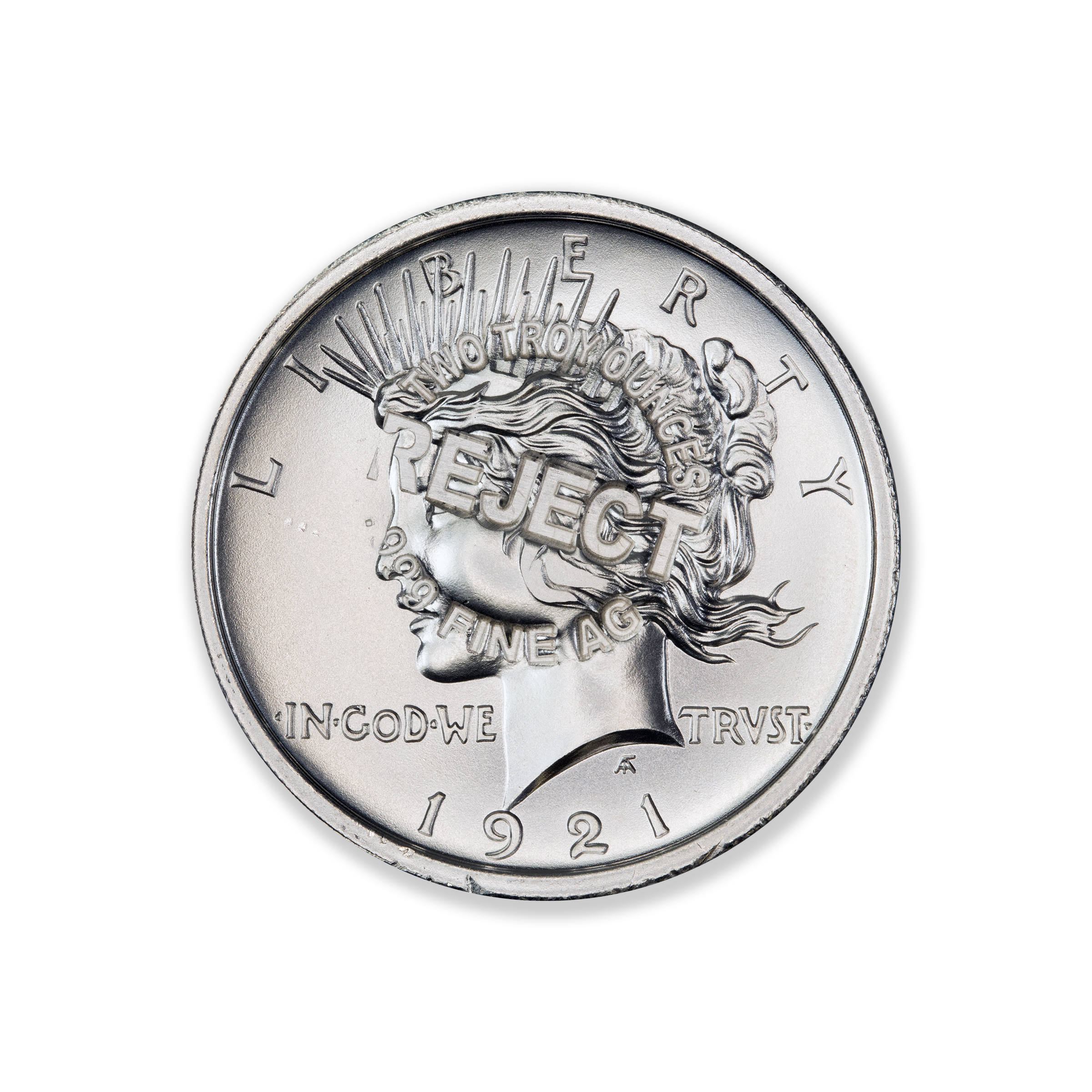 2 TROY OUNCE - 39MM & 50MM - REJECT - Image 2