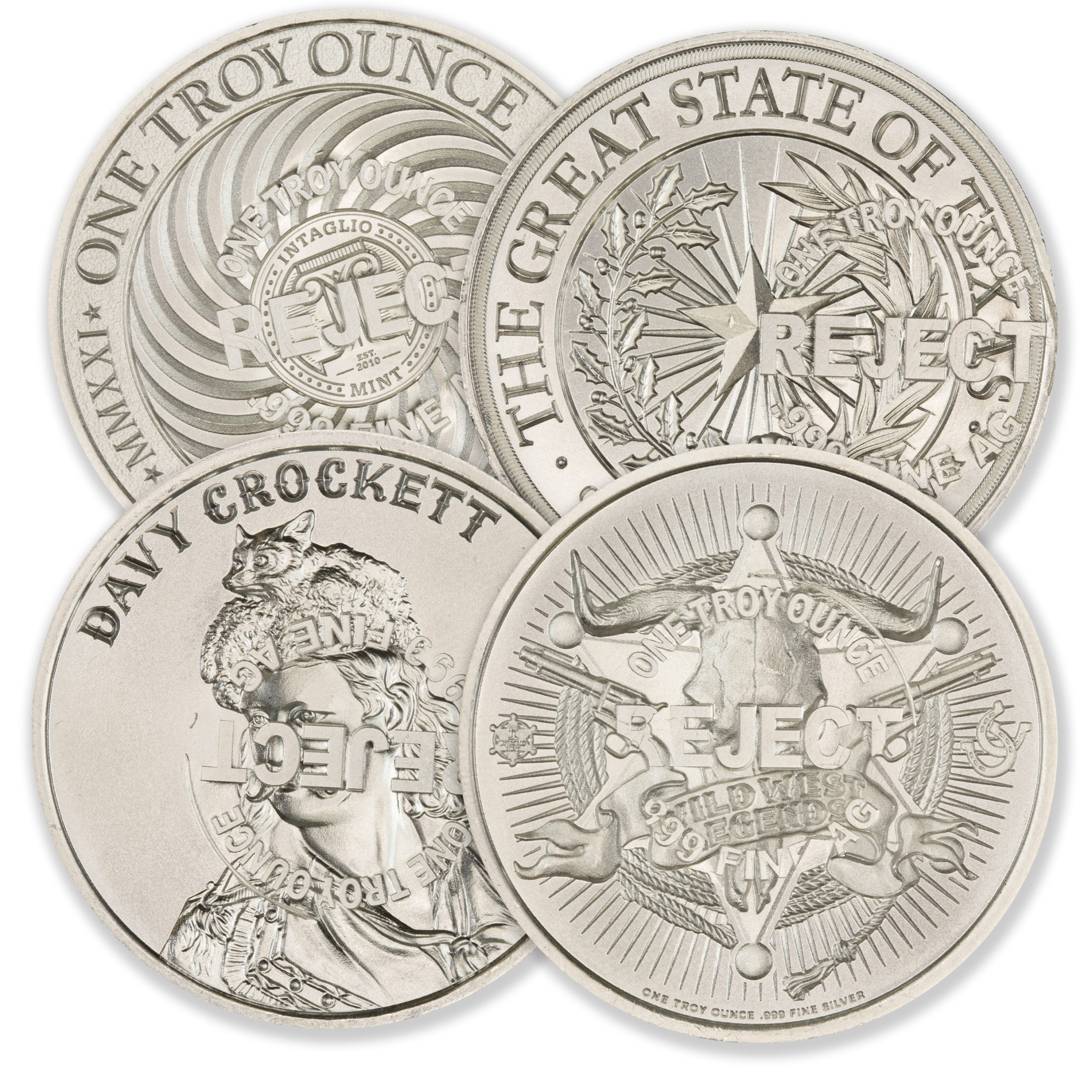 1 TROY OUNCE - 39MM - REJECT - Image 1