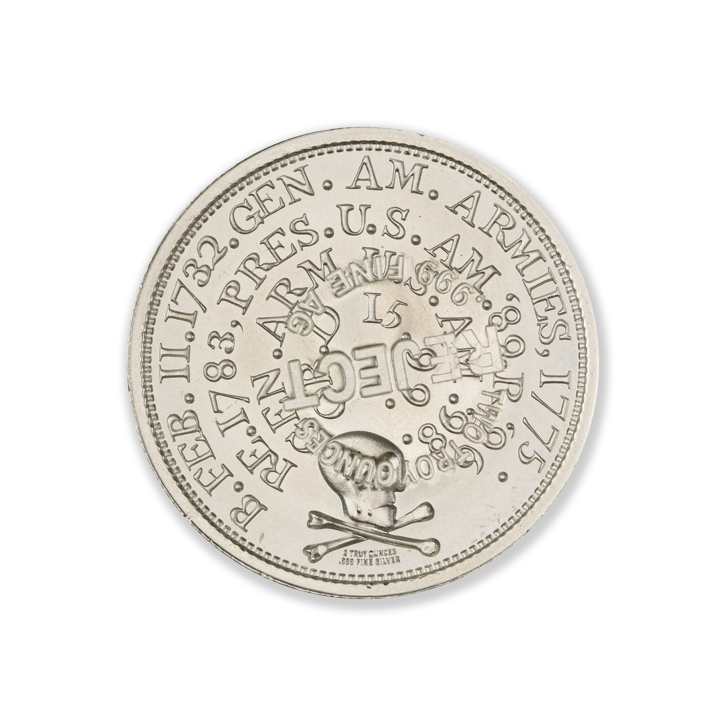 2 TROY OUNCE - 39MM & 50MM - REJECT - Image 8