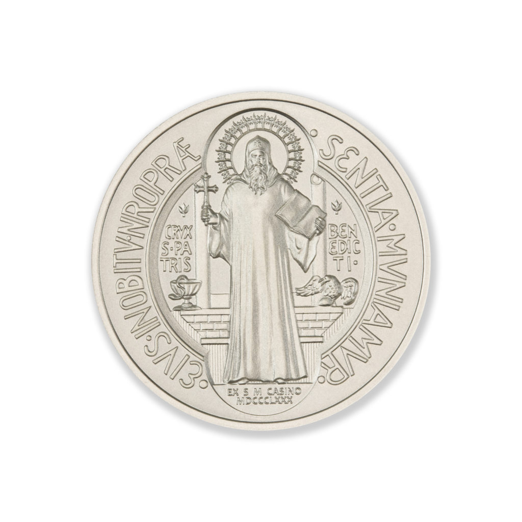 THE SAINT BENEDICT MEDAL – 2 TROY OUNCE – 39MM