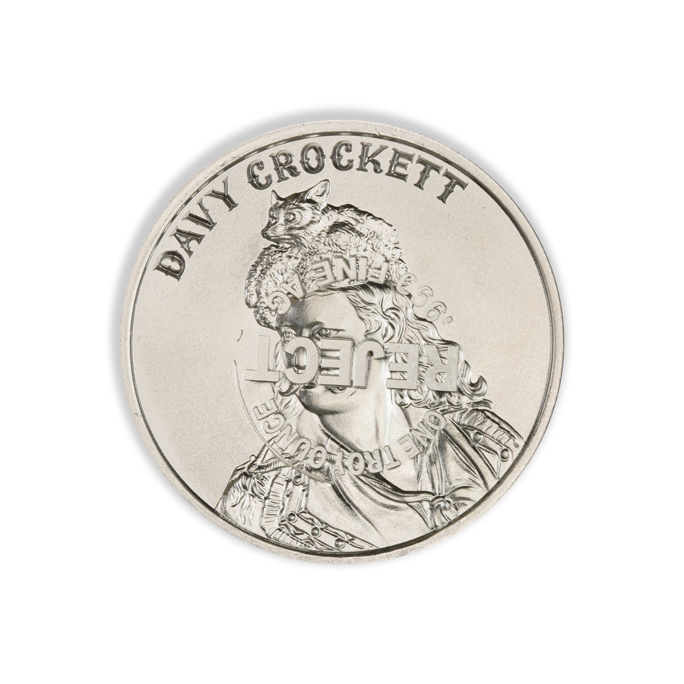 1 TROY OUNCE - 39MM - REJECT - Image 4