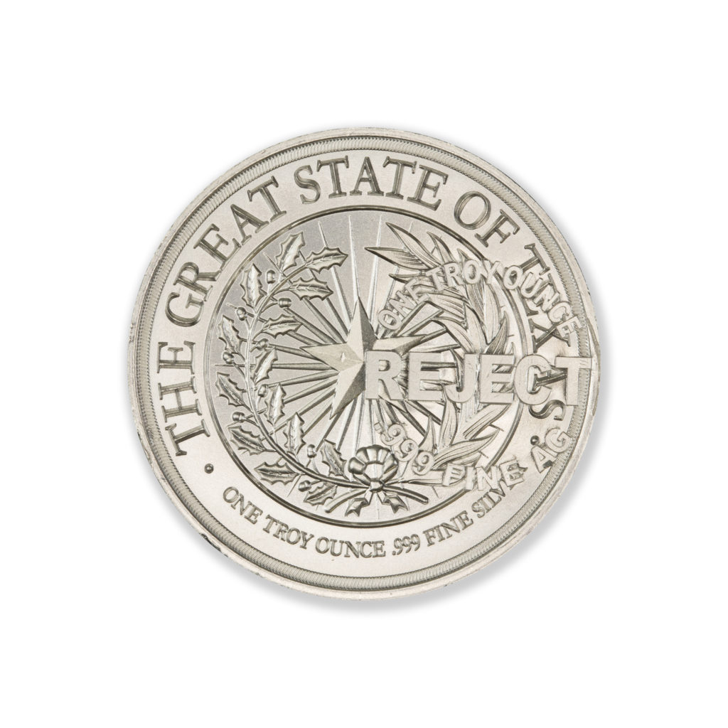 1 TROY OUNCE - 39MM - REJECT
