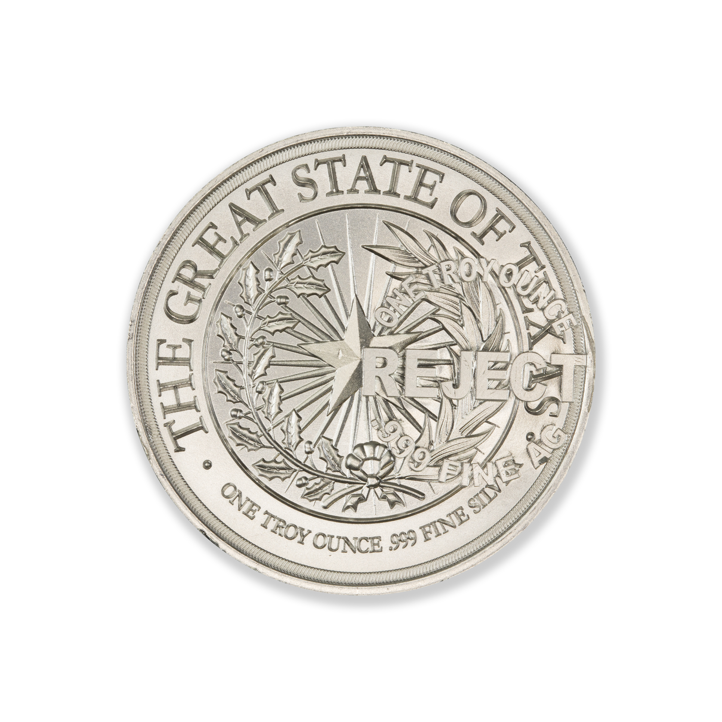 1 TROY OUNCE - 39MM - REJECT - Image 3