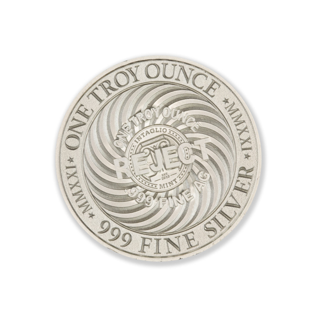 1 TROY OUNCE - 39MM - REJECT