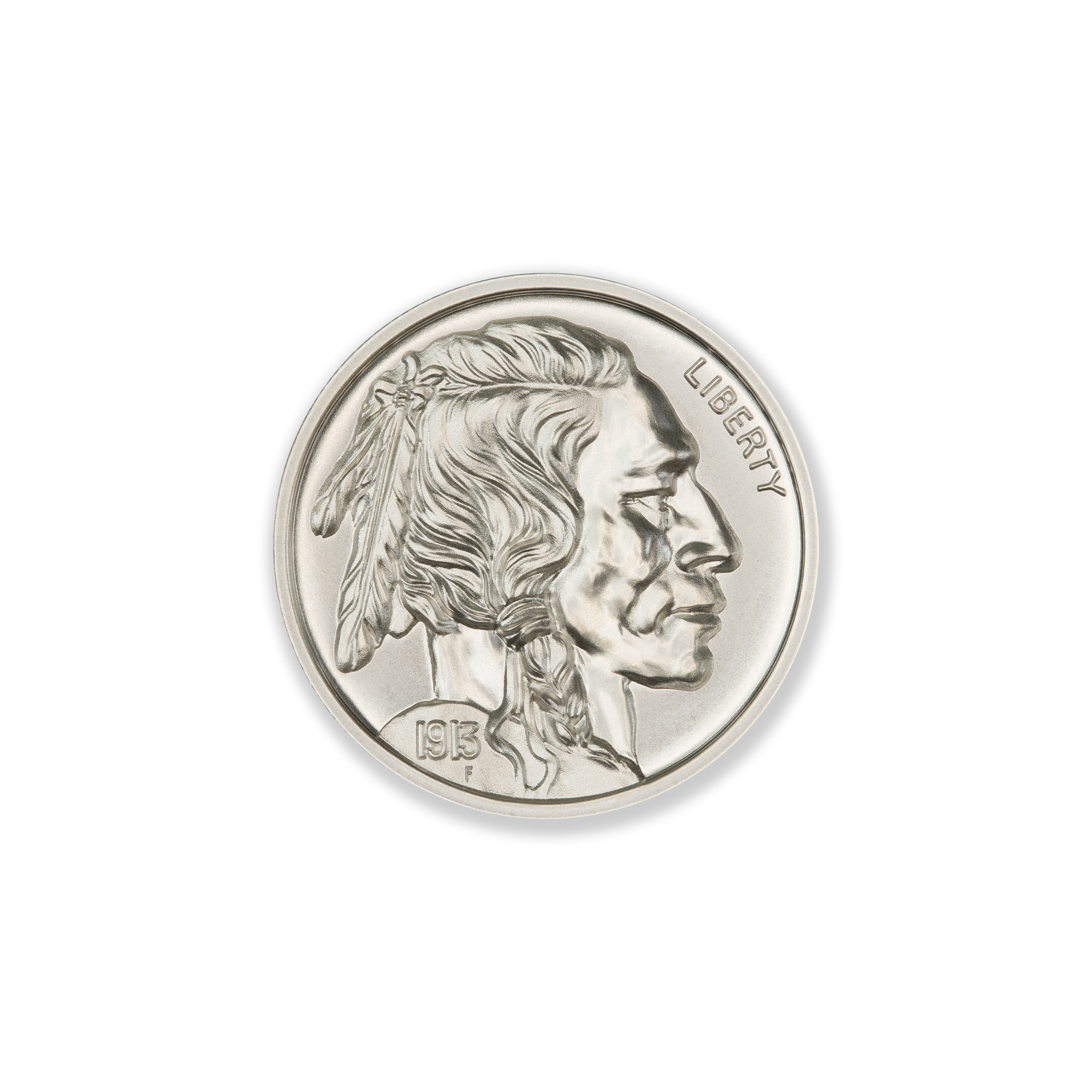 BUFFALO NICKEL TRIBUTE - 1 TROY OUNCE - 30MM - Image 3