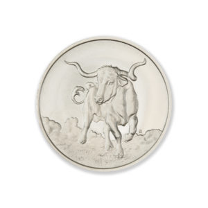 DON'T MESS WITH TEXAS SERIES / LONGHORN – 1 TROY OUNCE – 39MM