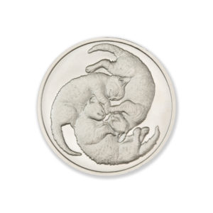 THREE SLEEPING CATS - 1 TROY OUNCE - 39MM