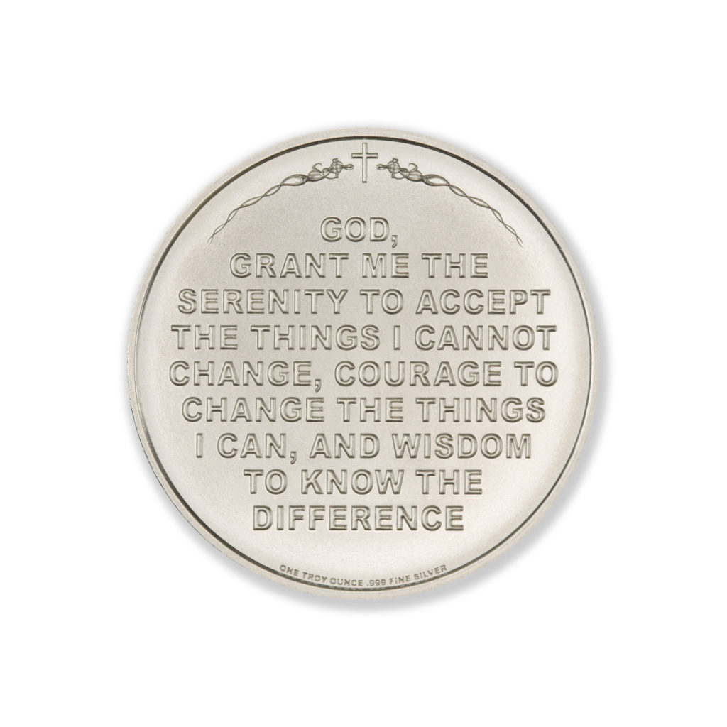 SOBRIETY COIN - 1 TROY OUNCE - 39MM