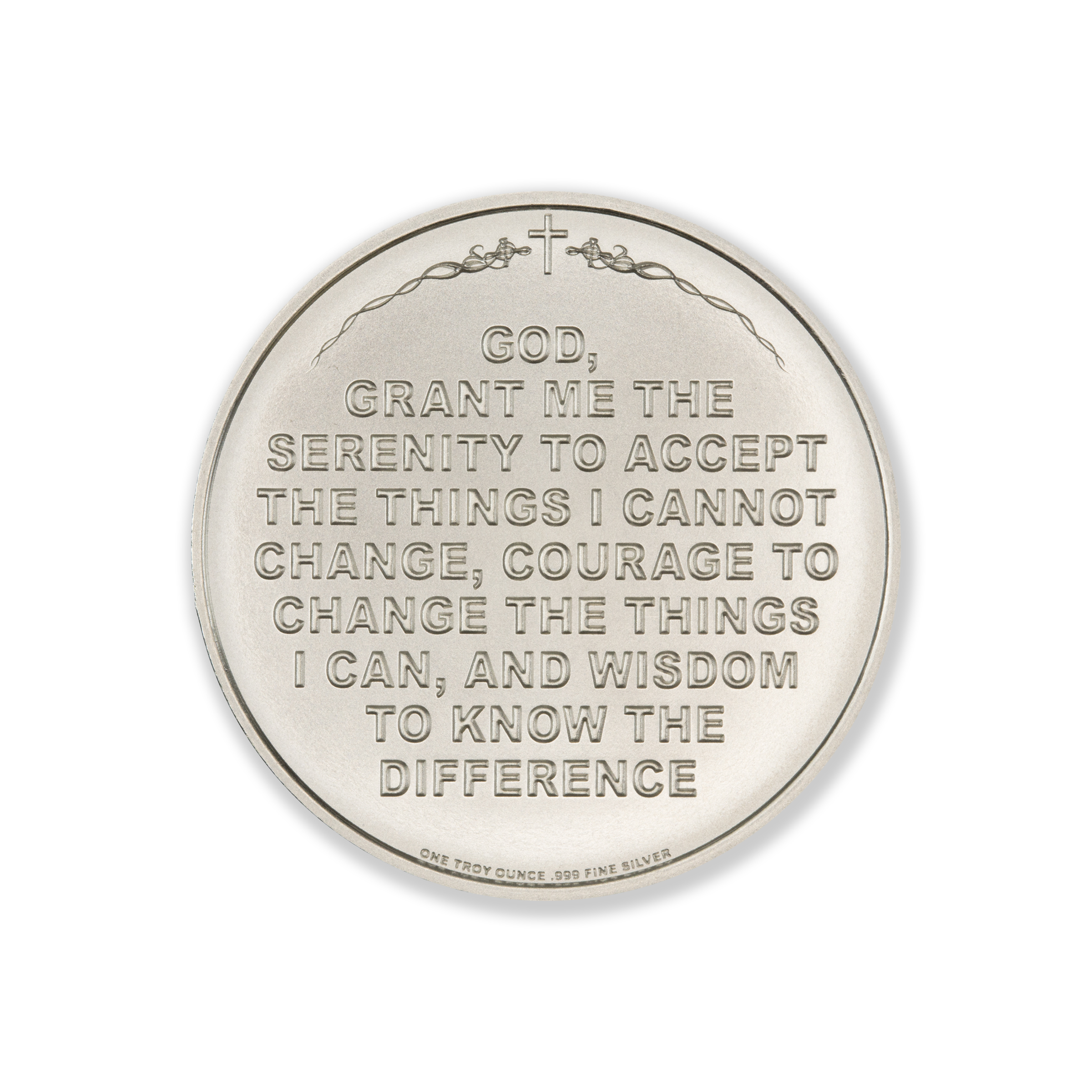 SOBRIETY COIN - 1 TROY OUNCE - 39MM - Image 3