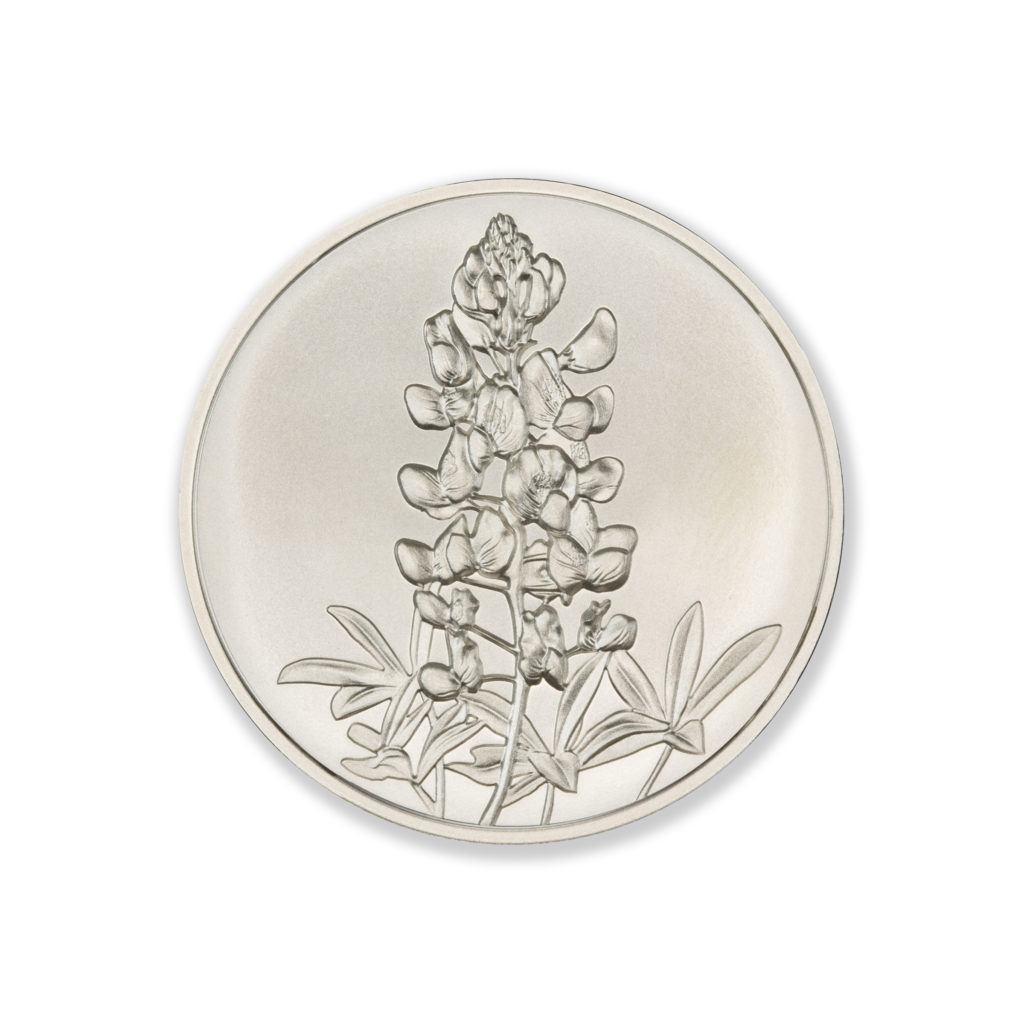 DON'T MESS WITH TEXAS SERIES / BLUEBONNET – 1 TROY OUNCE – 39MM