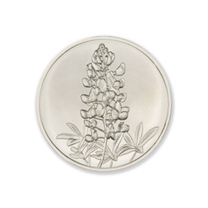 DON'T MESS WITH TEXAS SERIES / BLUEBONNET  – 1 TROY OUNCE – 39MM
