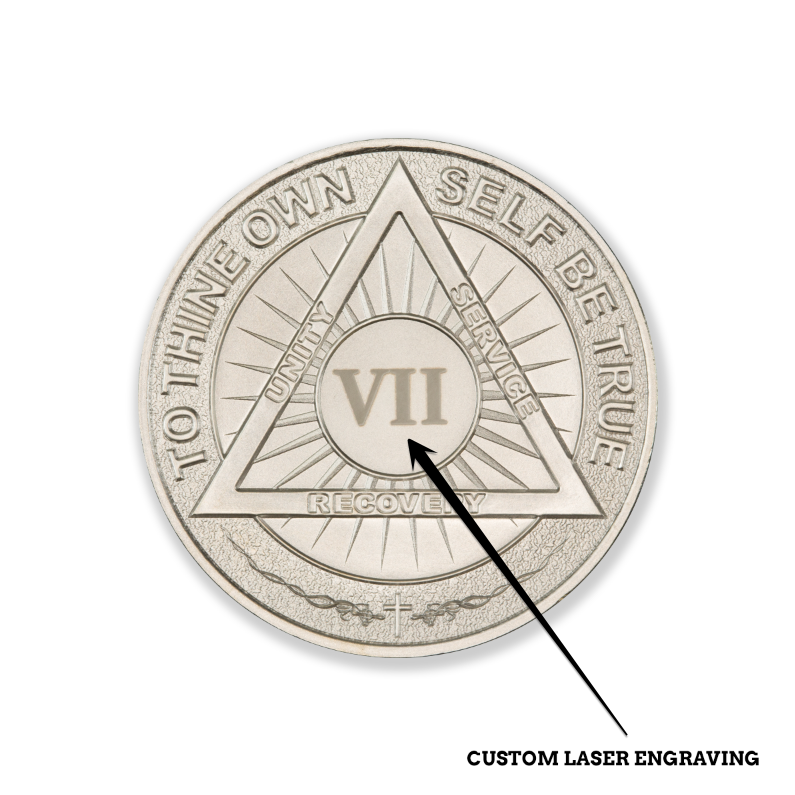 SOBRIETY COIN - 1 TROY OUNCE - 39MM - Image 4