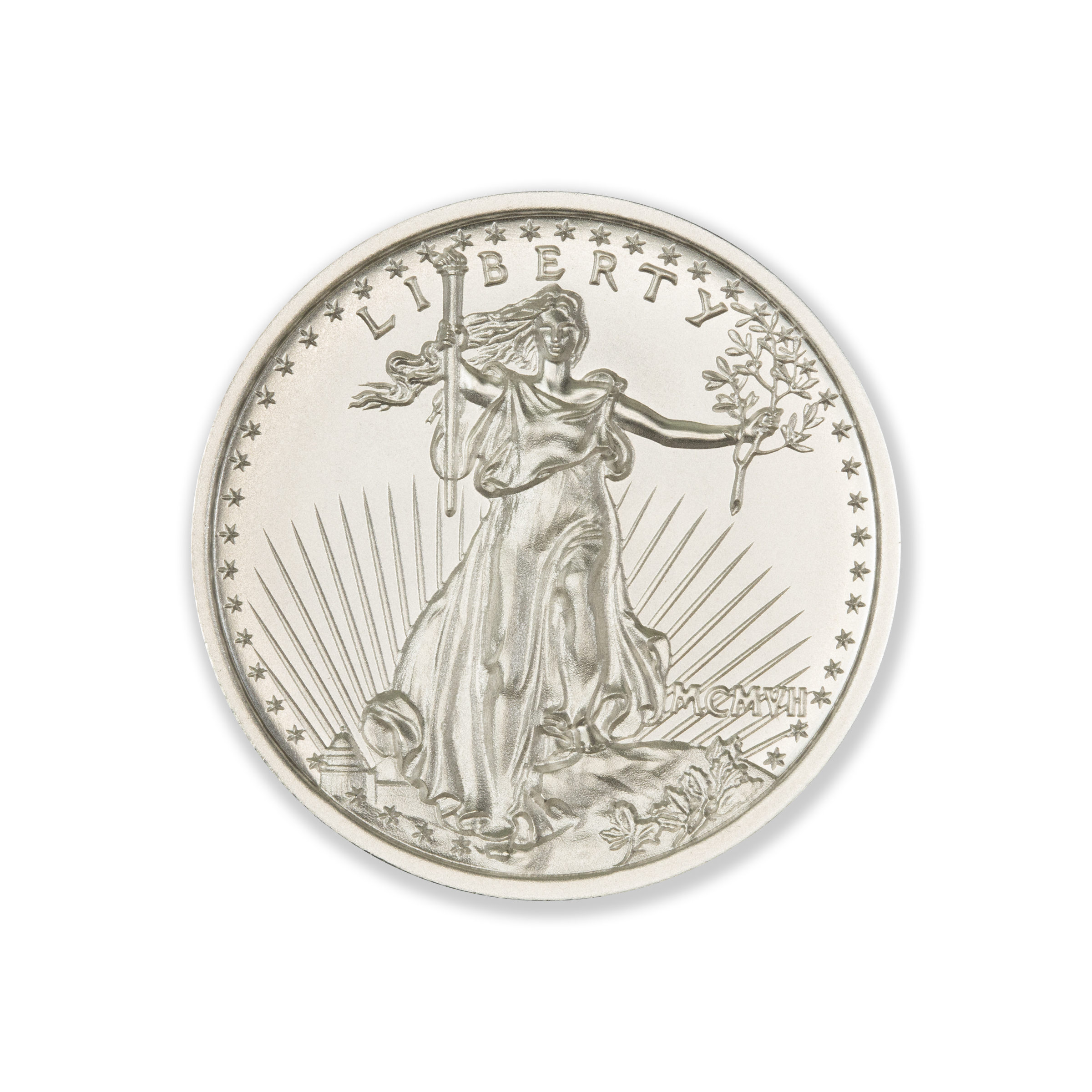$20 SAINT-GAUDENS - HIGH RELIEF - 1 TROY OUNCE - 30MM - Image 3