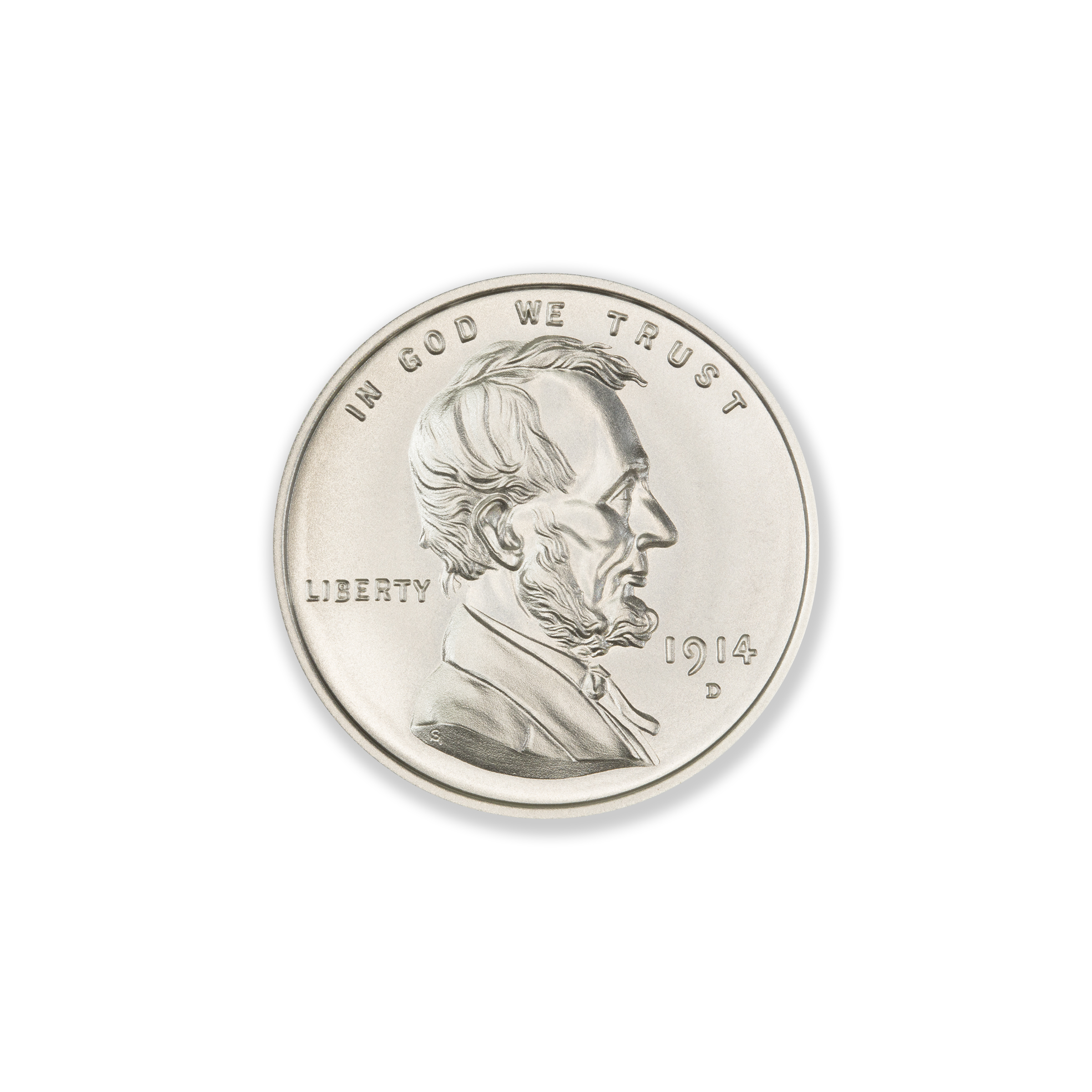 1914-D  LINCOLN CENT TRIBUTE - 1 TROY OUNCE - 30MM - Image 2