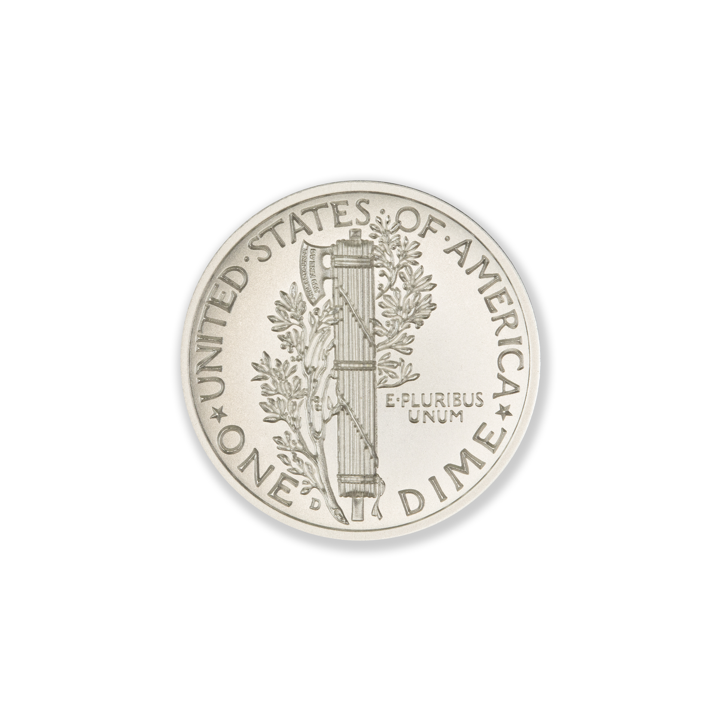 MERCURY DIME TRIBUTE - HIGH RELIEF - 1 TROY OUNCE - 30MM - Image 3