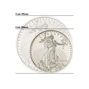 $20 SAINT-GAUDENS - HIGH RELIEF - 1 TROY OUNCE - 30MM