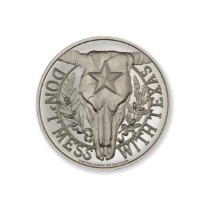 DON'T MESS WITH TEXAS SERIES / ARMADILLO – 2 TROY OUNCE – 39MM