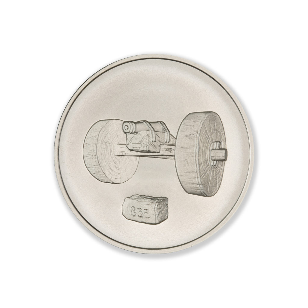 DON'T MESS WITH TEXAS SERIES / GONZALES CANNON – 1 TROY OUNCE – 39MM