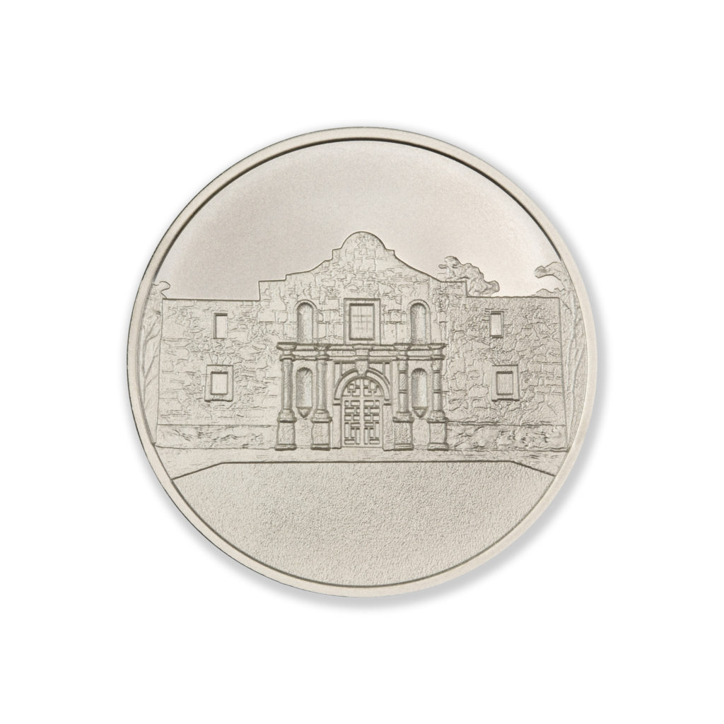 DON'T MESS WITH TEXAS SERIES / THE ALAMO – 1 TROY OUNCE – 39MM