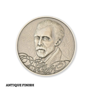 MASTERS OF ART - VINCENT VAN GOGH -1 TROY OUNCE - 39MM