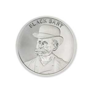 WILD WEST LEGENDS SERIES – BLACK BART – 2 TROY OUNCE – 39MM