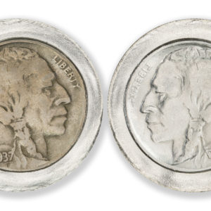 BUFFALO NICKEL FANTASY SANDWICH - 1 TROY OUNCE - 30MM - Image 5