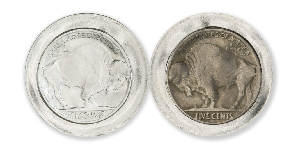 BUFFALO NICKEL FANTASY SANDWICH - 1 TROY OUNCE - 30MM