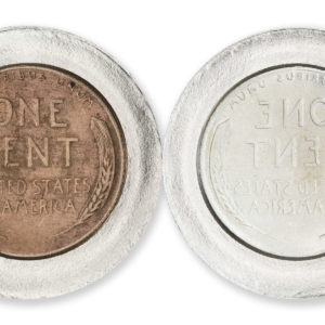 1914-D  LINCOLN FANTASY SANDWICH- 1 TROY OUNCE - 30MM - Image 5