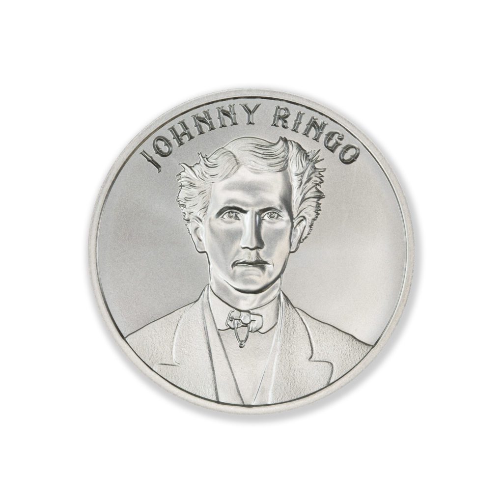 WILD WEST LEGENDS SERIES – JOHNNY RINGO – 1 TROY OUNCE – 39MM