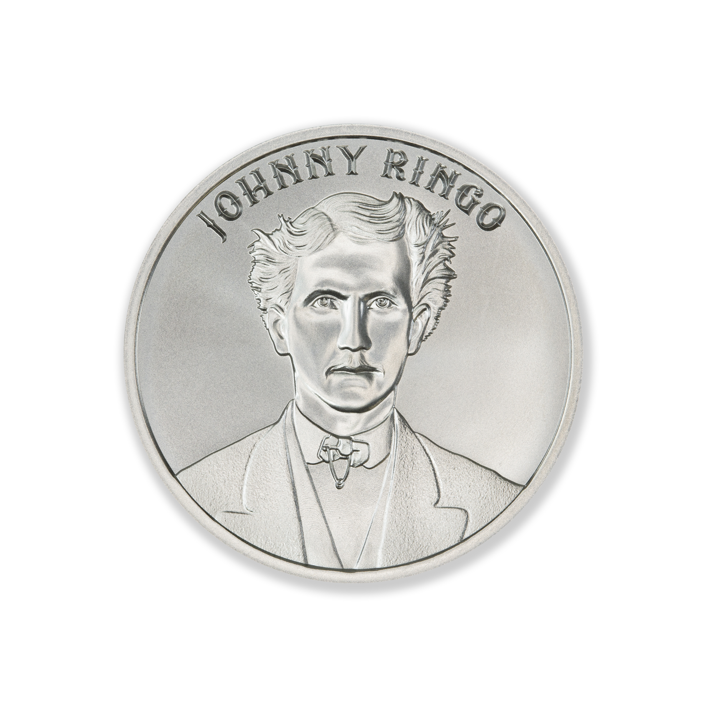 WILD WEST LEGENDS SERIES – JOHNNY RINGO – 2 TROY OUNCE – 39MM - Image 1