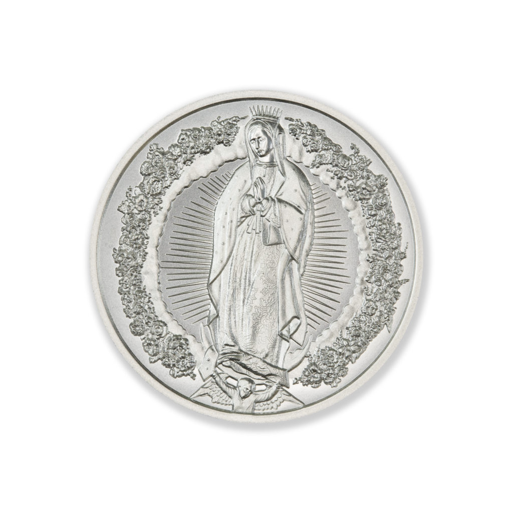 OUR LADY OF GUADALUPE - 2 TROY OUNCE - 39MM