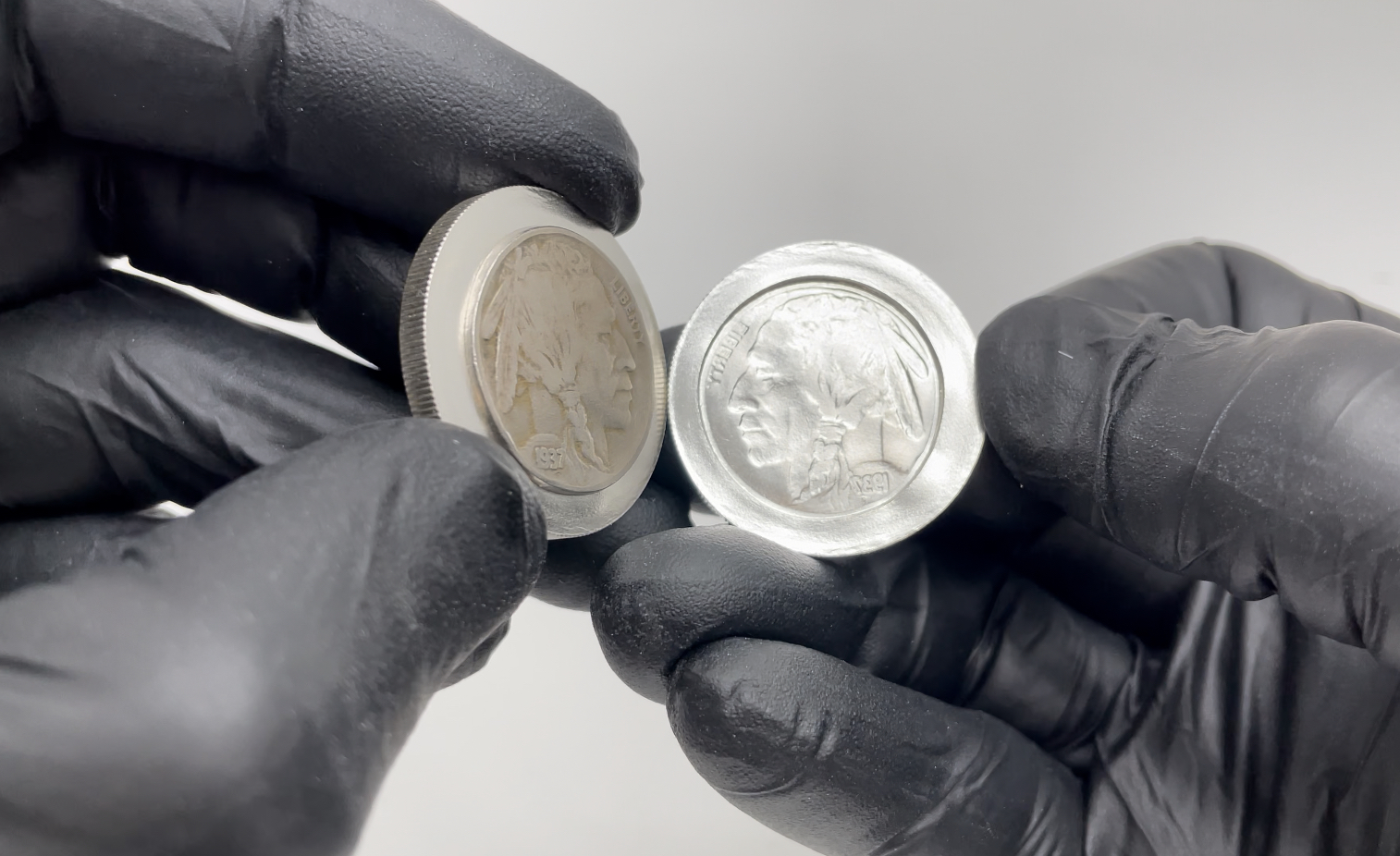 BUFFALO NICKEL FANTASY SANDWICH - 1 TROY OUNCE - 30MM - Image 1