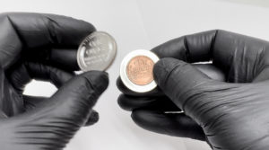 1914-D  LINCOLN FANTASY SANDWICH- 1 TROY OUNCE - 30MM