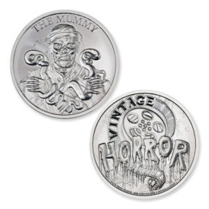 THE MUMMY - VINTAGE HORROR SERIES - 2 TROY OUNCE - 39MM