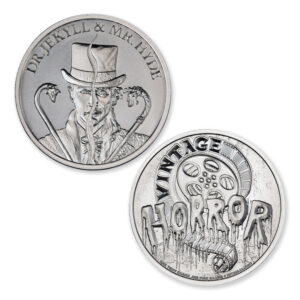 DR. JEKYLL AND MR. HYDE - TYPE II - VINTAGE HORROR SERIES - 1 TROY OUNCE - 39MM