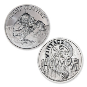 SWAMP CREATURE - VINTAGE HORROR SERIES - 1 TROY OUNCE - 39MM