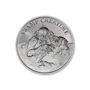 SWAMP CREATURE - VINTAGE HORROR SERIES - 1 TROY OUNCE - 39MM