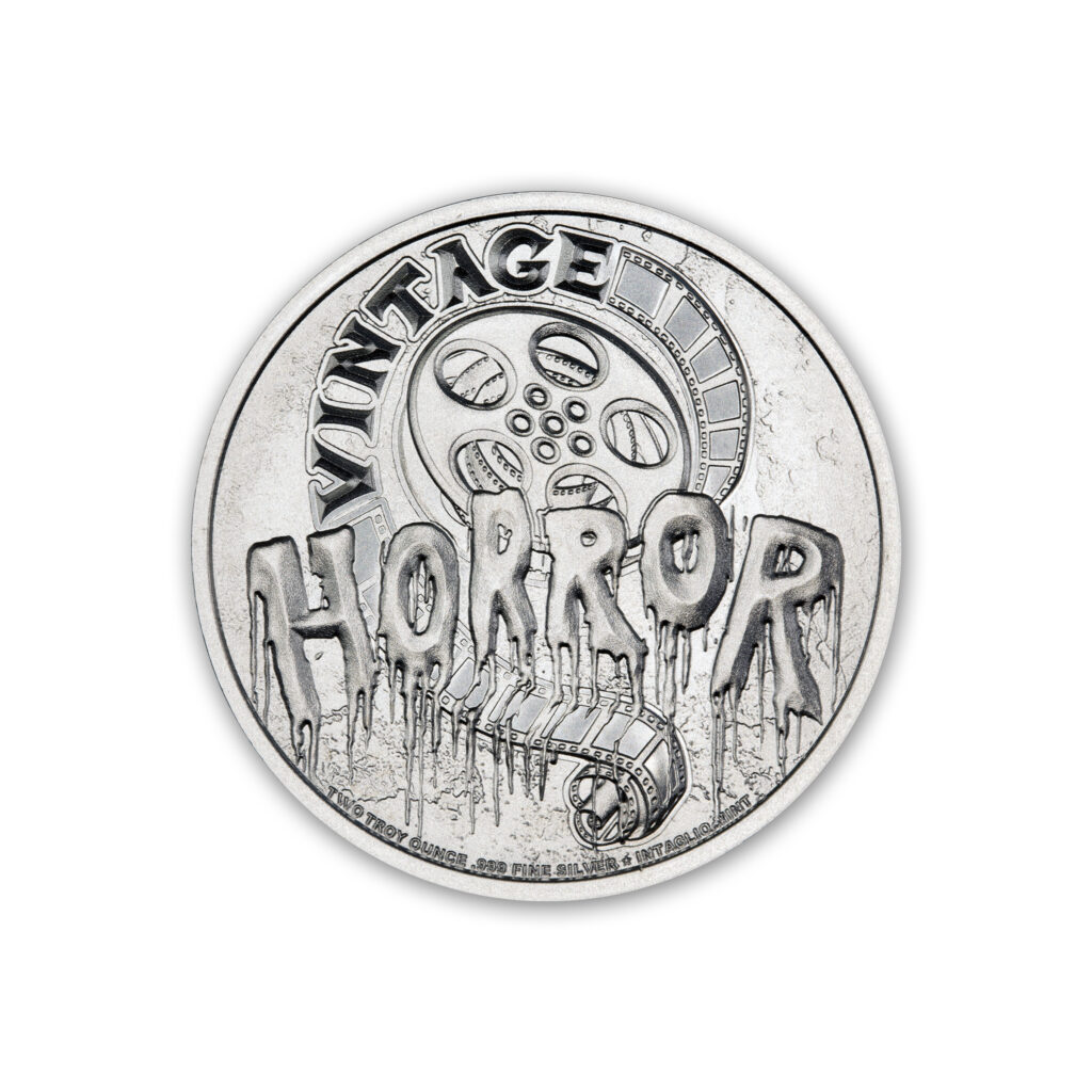 SWAMP CREATURE - VINTAGE HORROR SERIES - 2 TROY OUNCE - 39MM