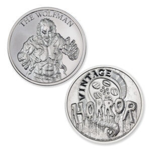 THE WOLFMAN - VINTAGE HORROR SERIES - 1 TROY OUNCE - 39MM