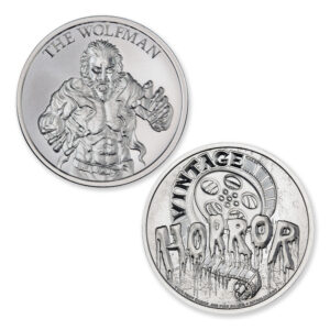 THE WOLFMAN - VINTAGE HORROR SERIES - 2 TROY OUNCE - 39MM