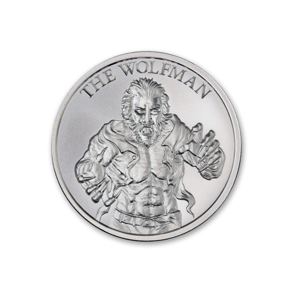 THE WOLFMAN - VINTAGE HORROR SERIES - 1 TROY OUNCE - 39MM