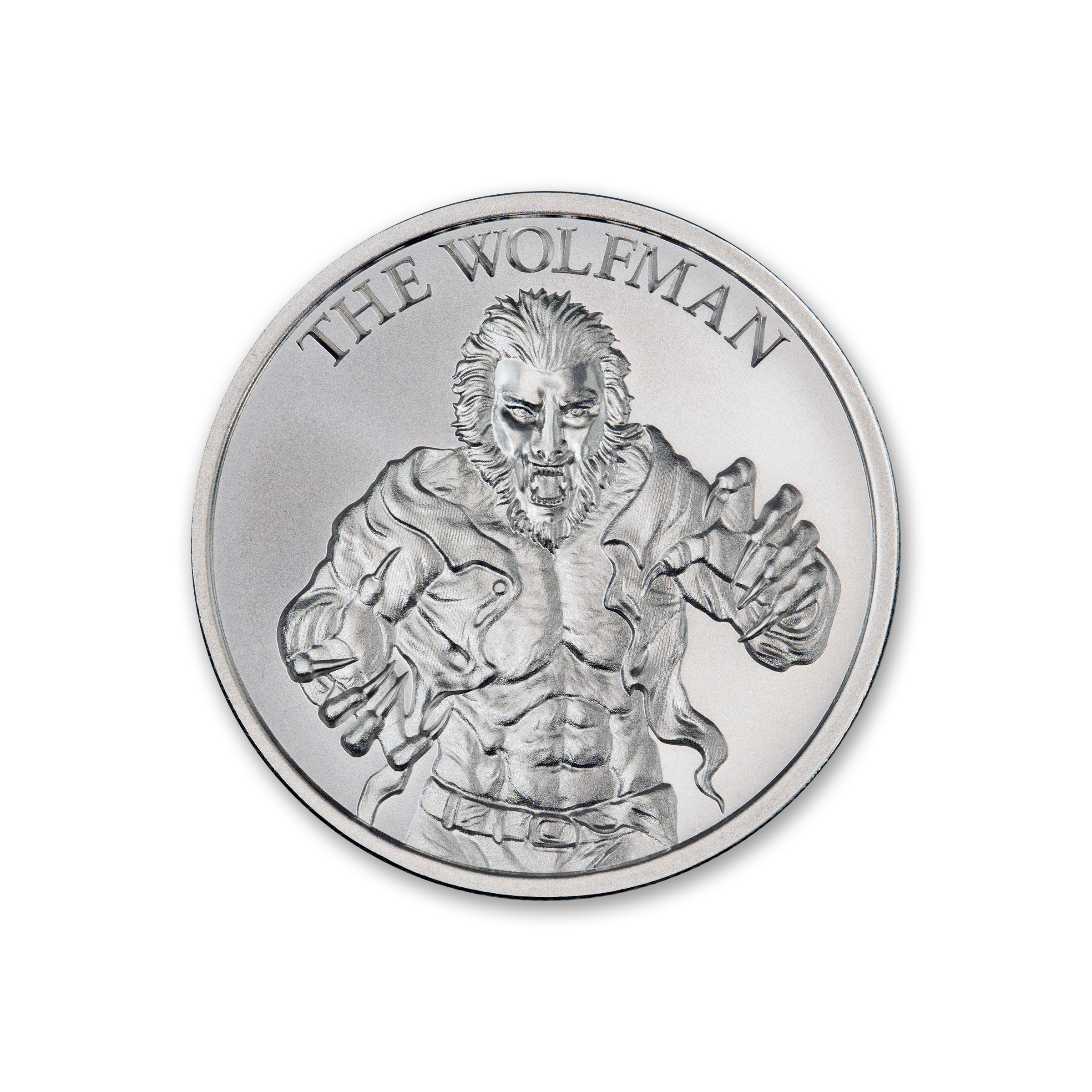 THE WOLFMAN - VINTAGE HORROR SERIES - 2 TROY OUNCE - 39MM - Image 2