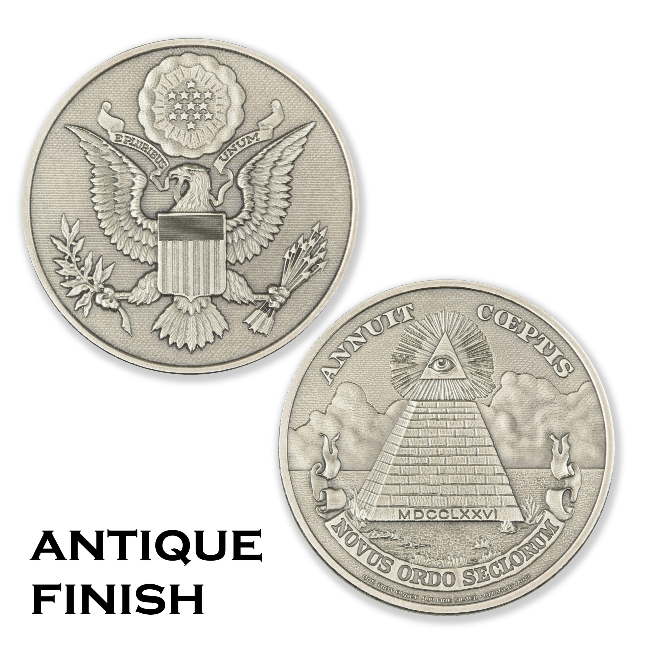 THE GREAT SEAL - 1 TROY OUNCE - 39MM - Image 4