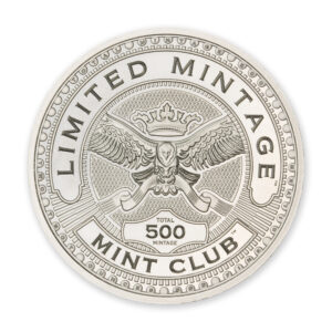 MINT CLUB #1 - 2 TROY OUNCE – 50MM (LIMITED MINTAGE: 500)